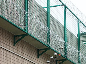 Post Prison Safety Wire Fence With Razor Barbed
